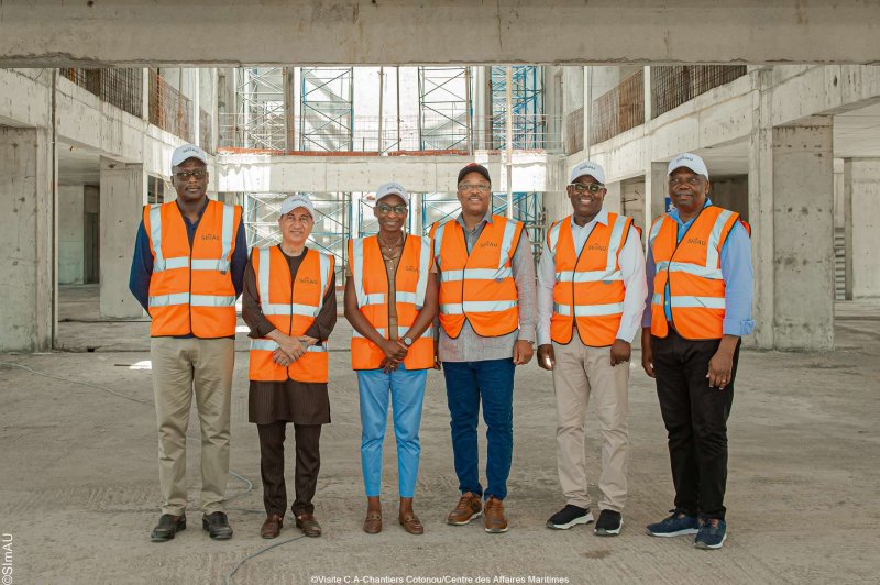 Visite du Comité d'Administration au Centre des Affaires Maritimes à Cotonou